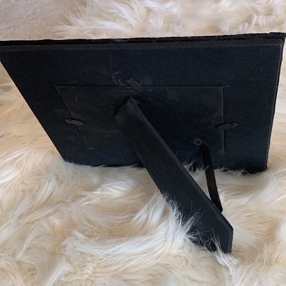 Black Cushioned Sequined Tabletop Picture Frame EUC - Picture 9 of 9